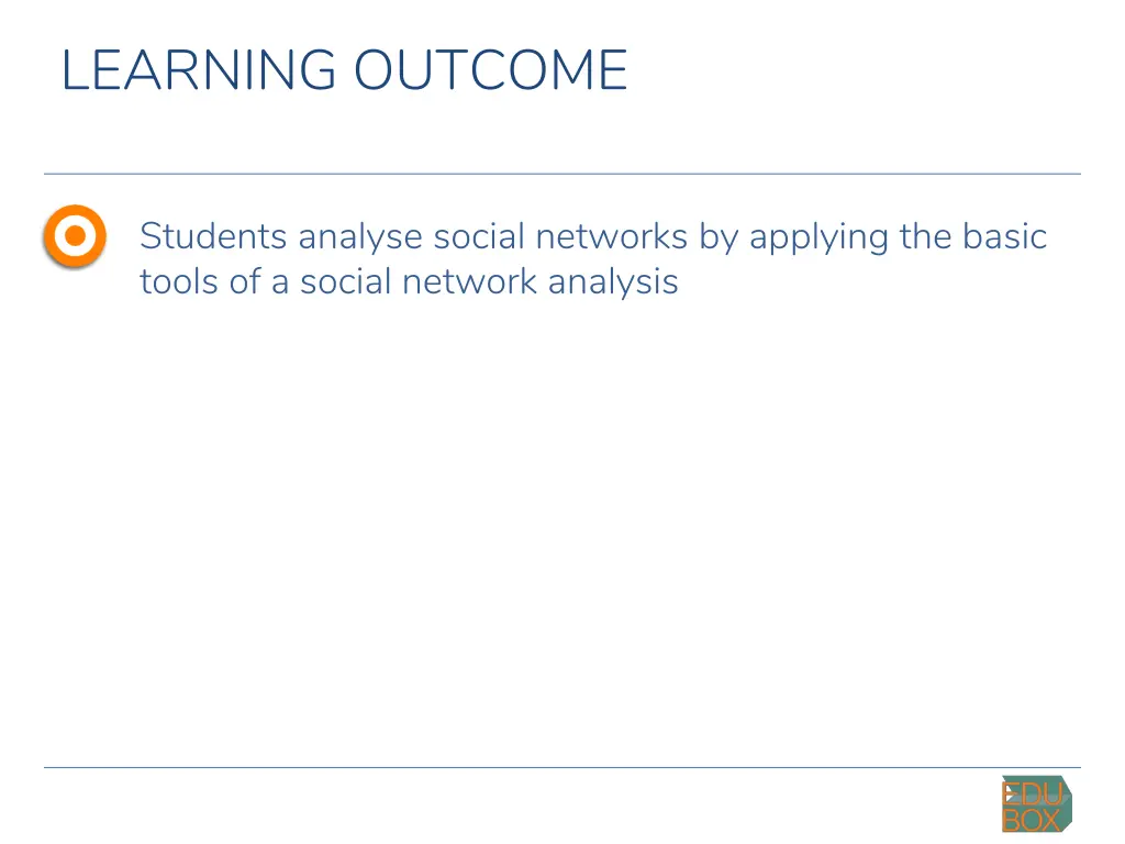 learning outcome
