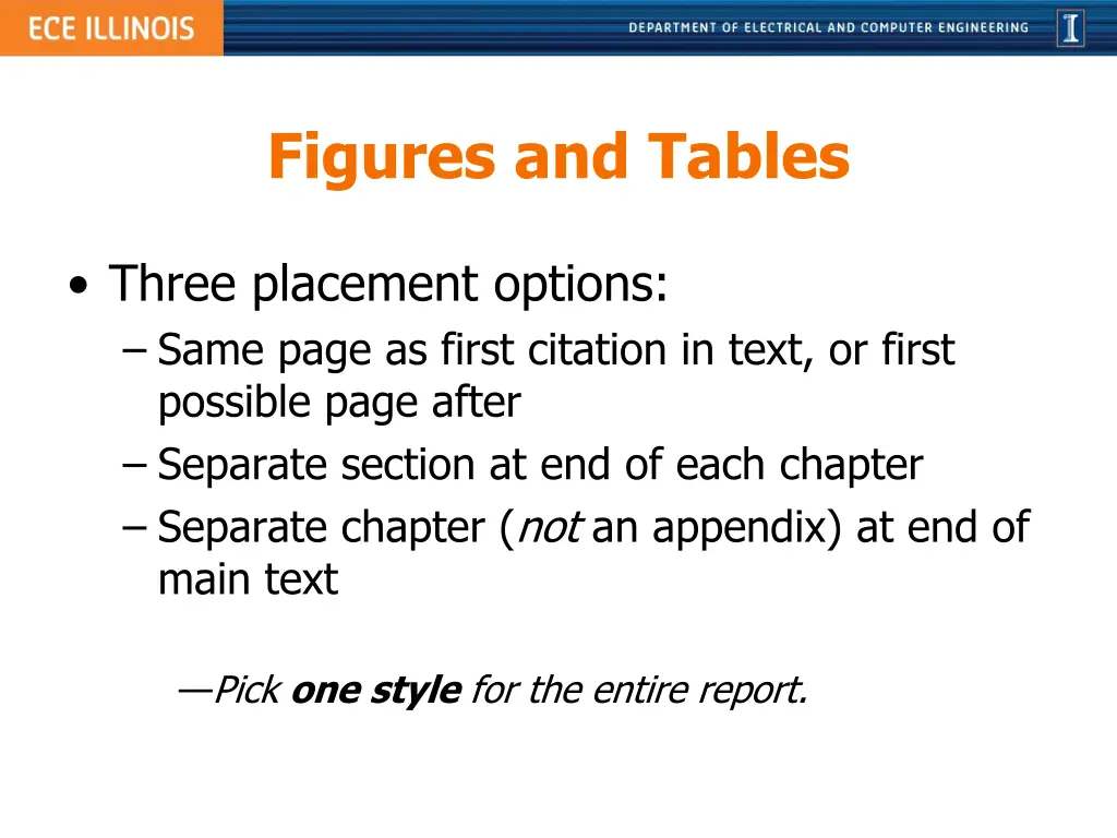 figures and tables