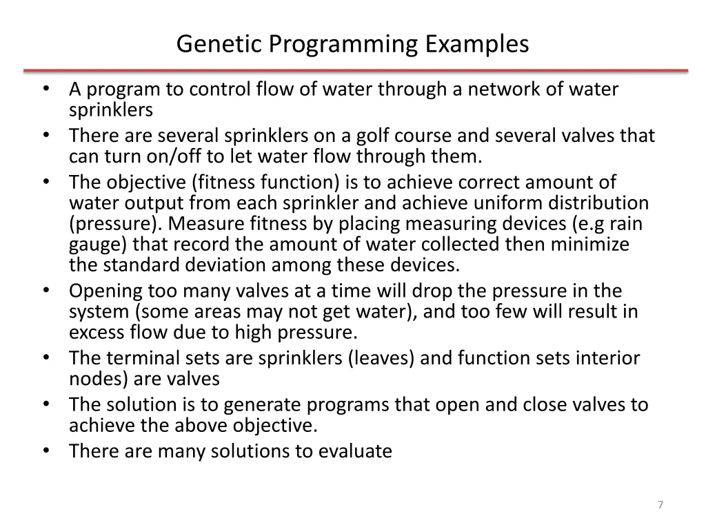 genetic programming examples 2
