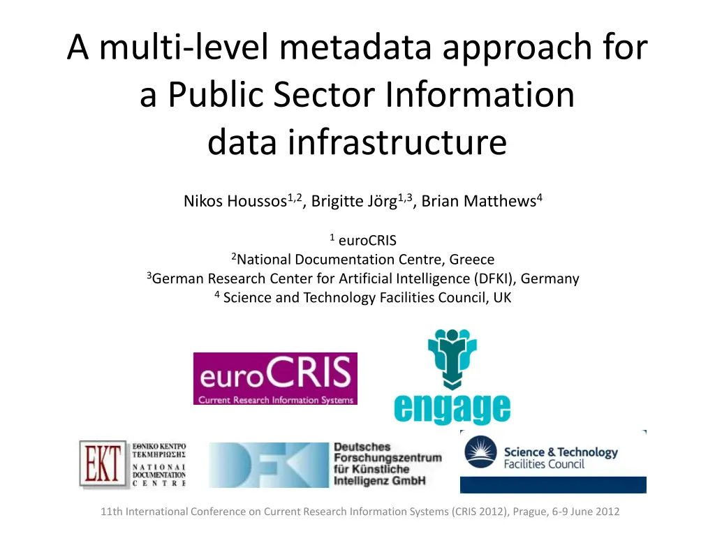 a multi level metadata approach for a public