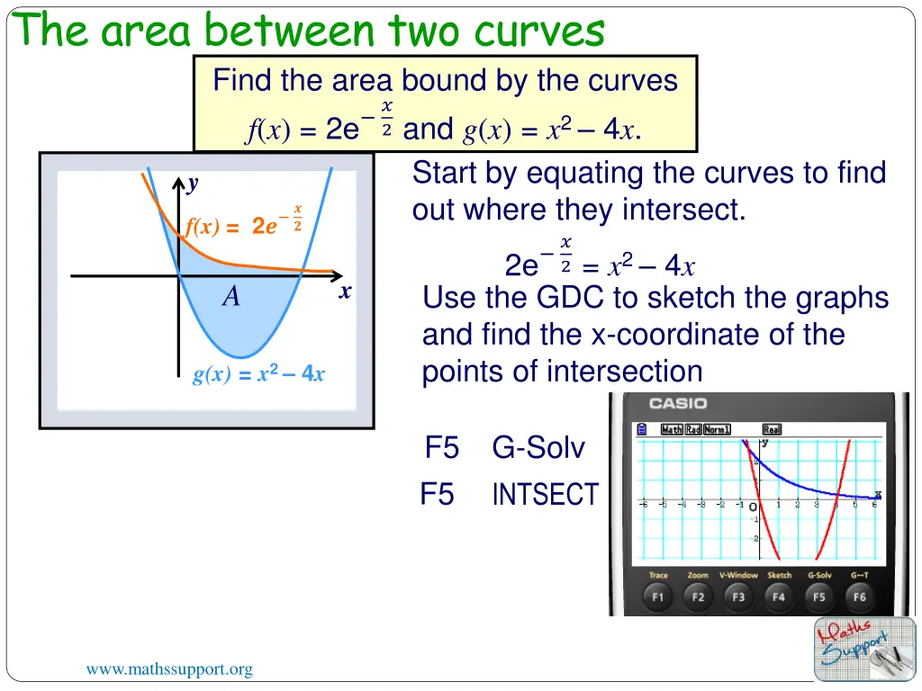 the area between two curves 2