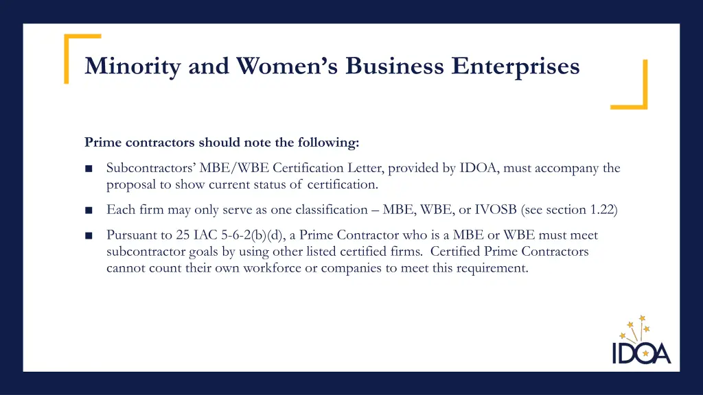 minority and women s business enterprises 3