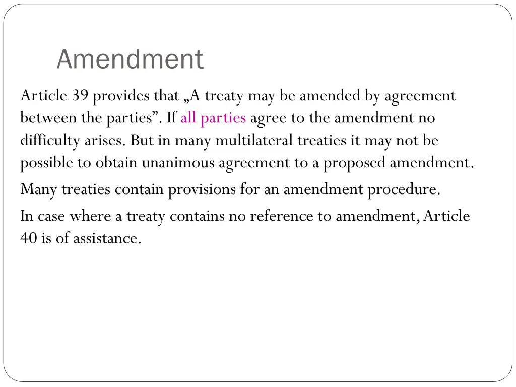 amendment