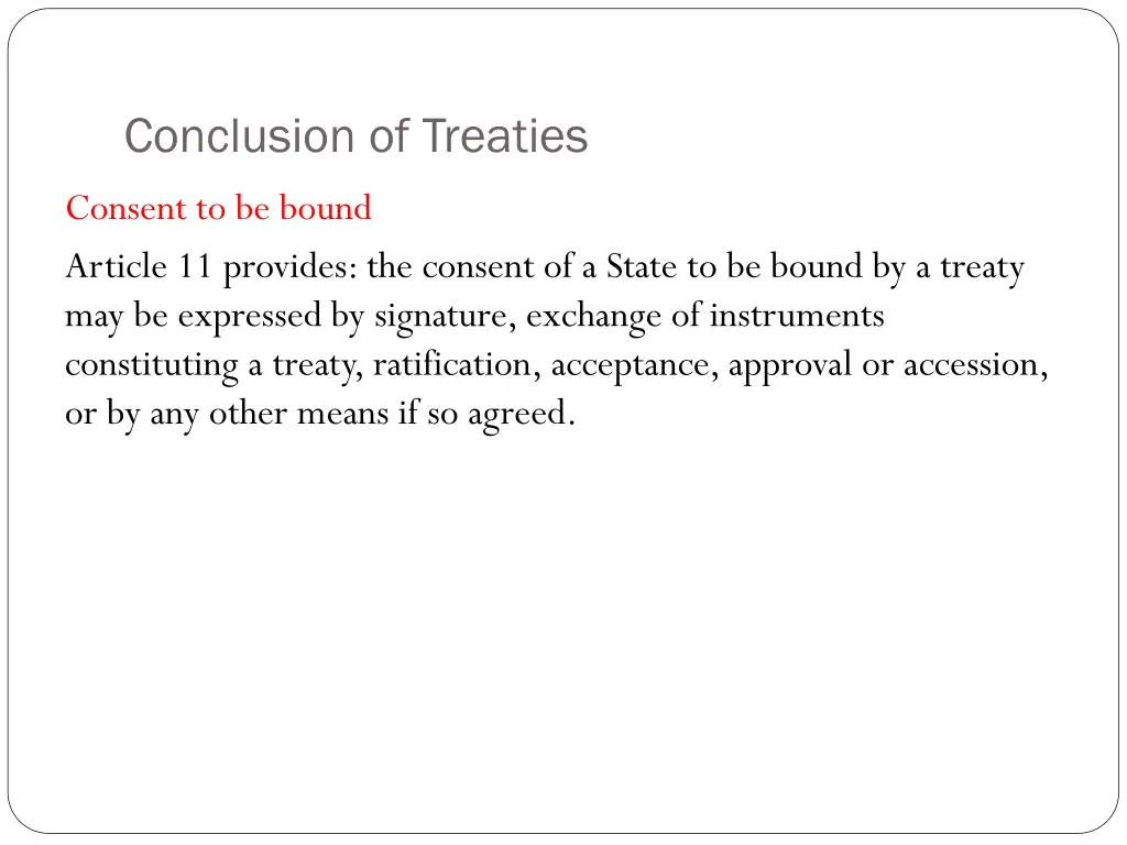 conclusion of treaties 3