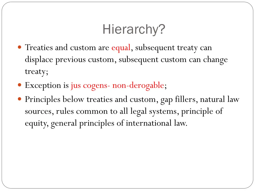 hierarchy