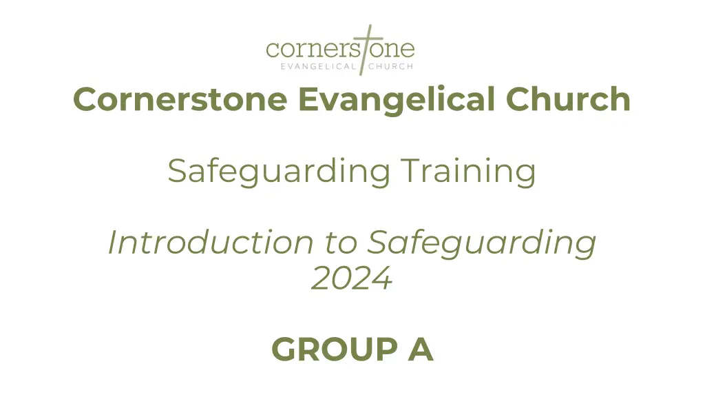 cornerstone evangelical church