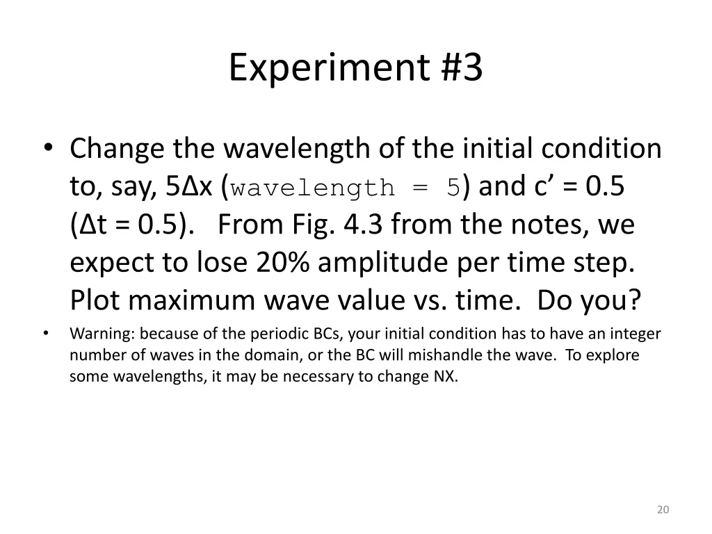 experiment 3
