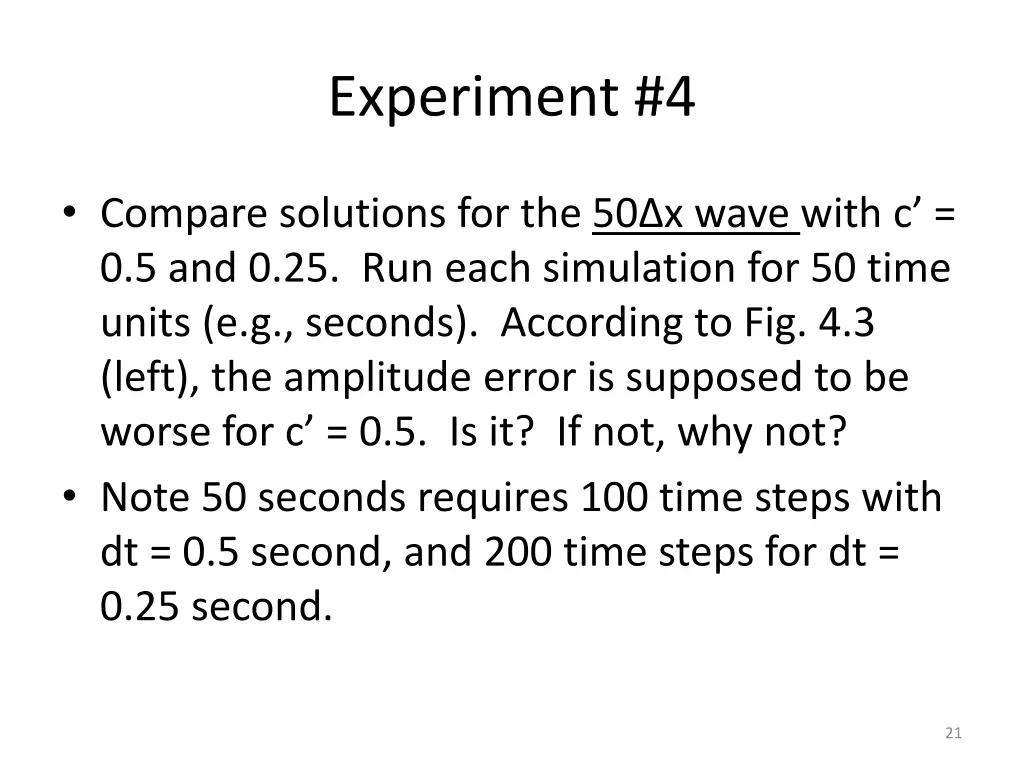 experiment 4