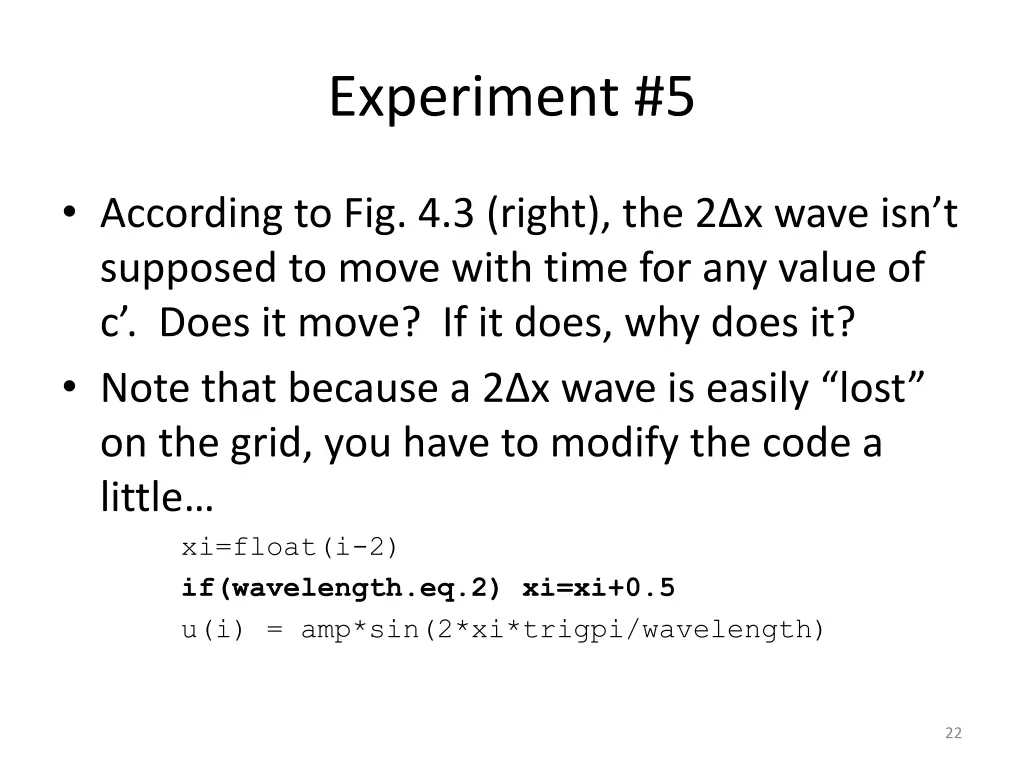 experiment 5