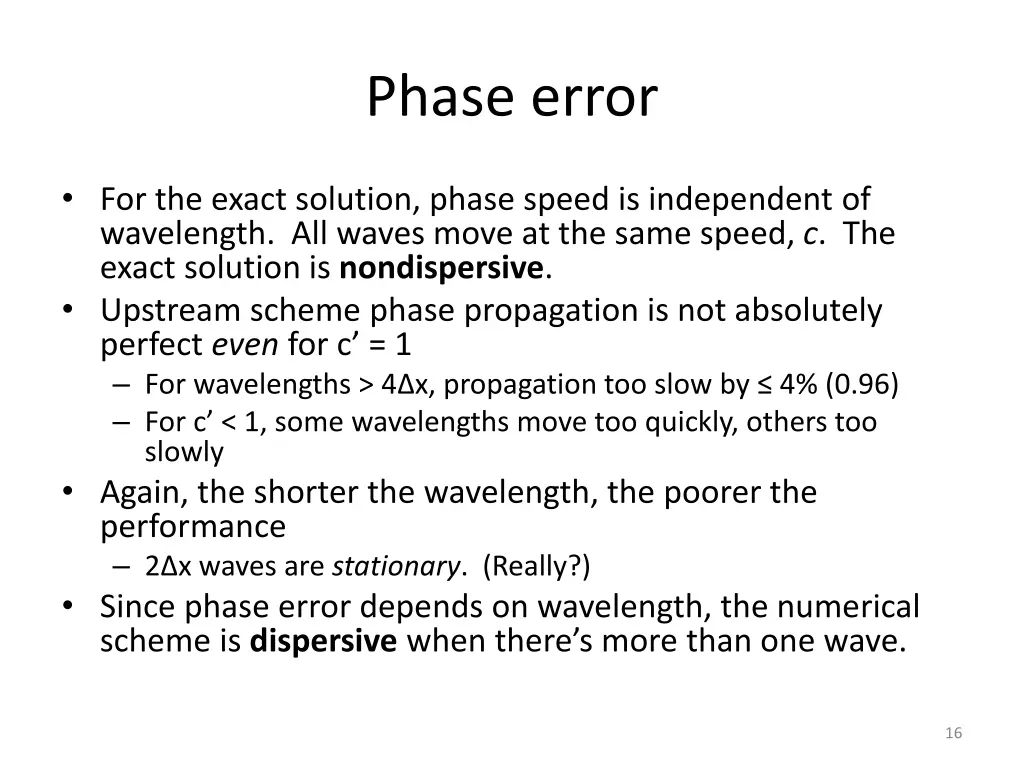 phase error