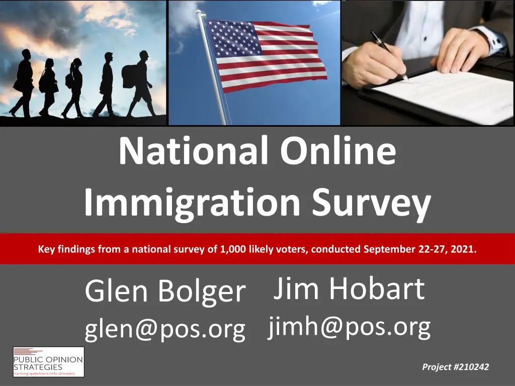national online immigration survey