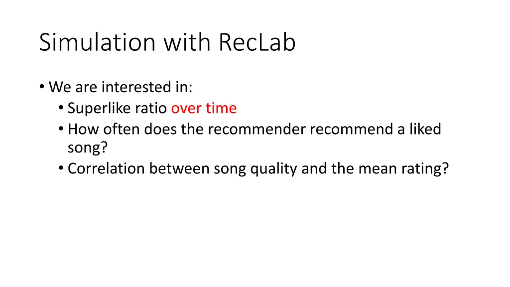 simulation with reclab 1