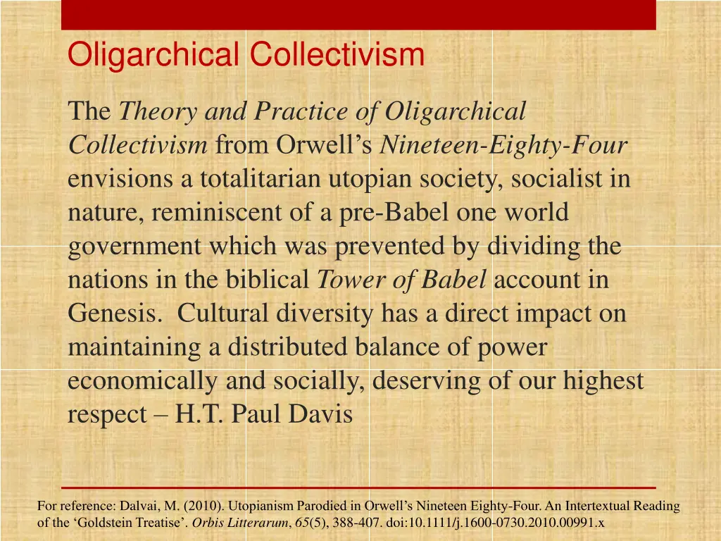 oligarchical collectivism