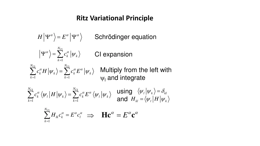ritz variational principle