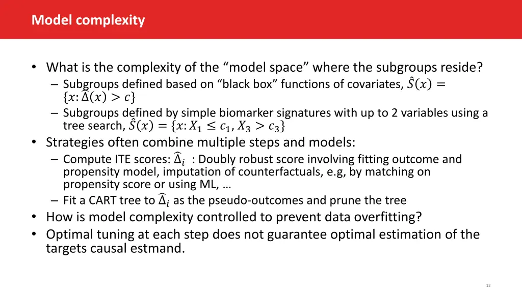 model complexity