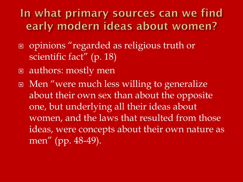 opinions regarded as religious truth