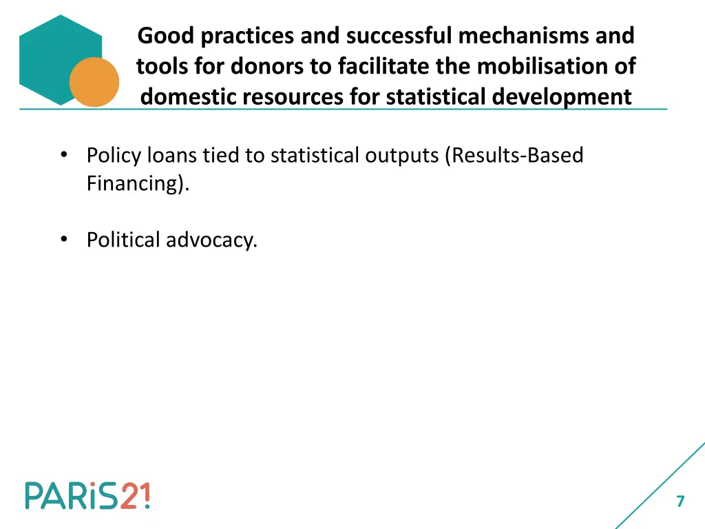 good practices and successful mechanisms 1