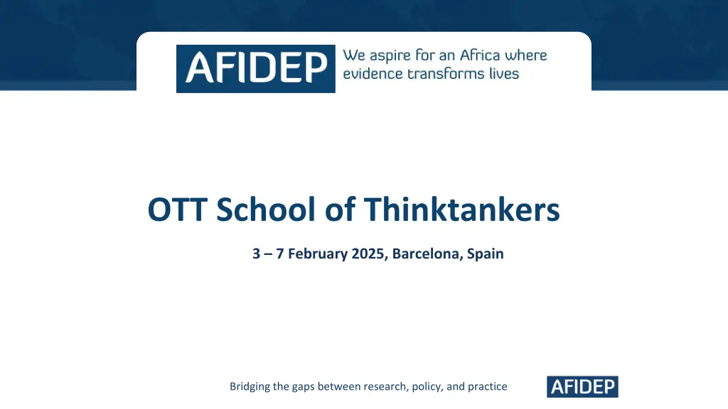 ott school of thinktankers