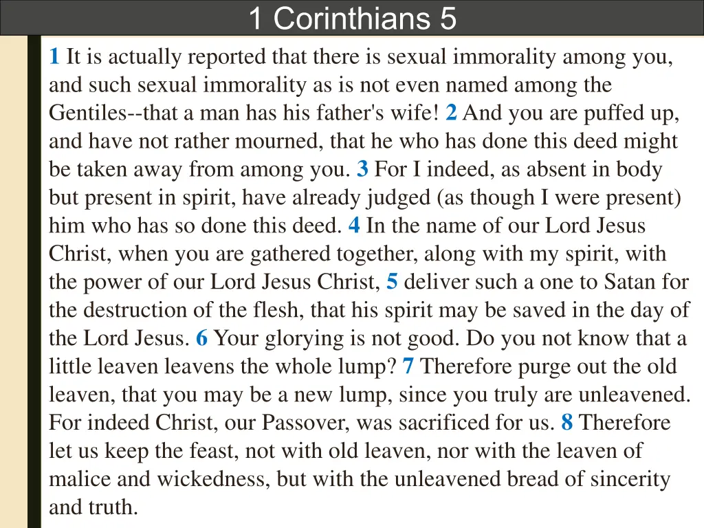 1 corinthians 5