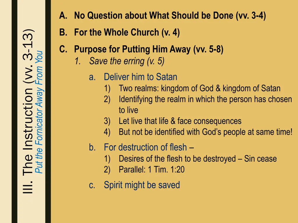 a no question about what should be done vv 3 4 1
