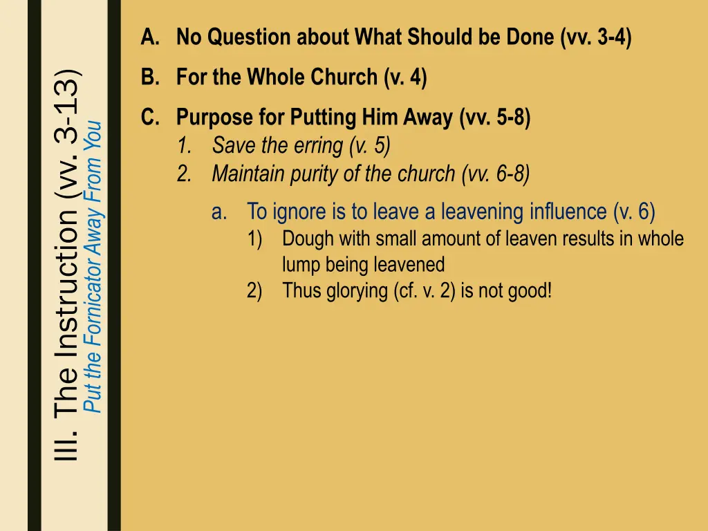 a no question about what should be done vv 3 4 2