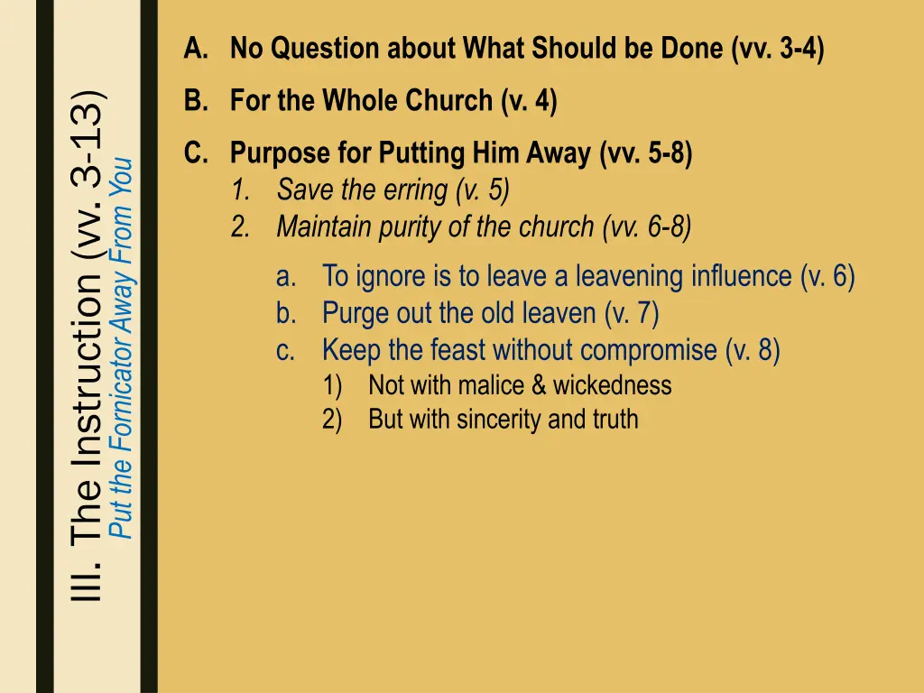 a no question about what should be done vv 3 4 4