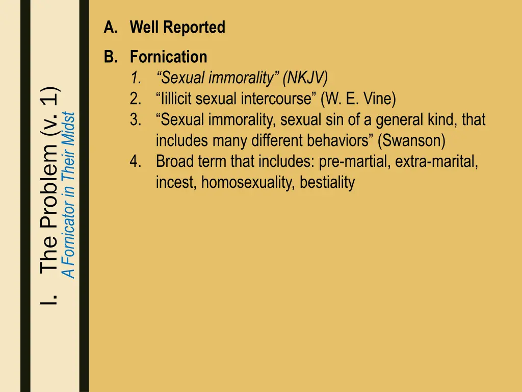 a well reported