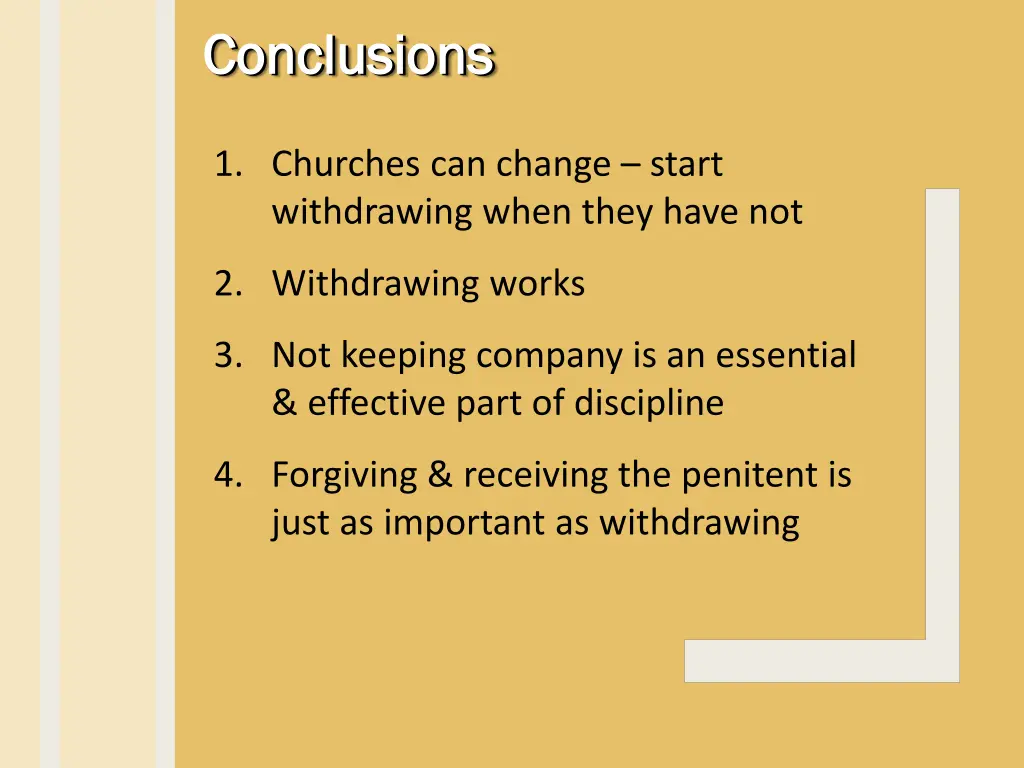 conclusions conclusions conclusions conclusions