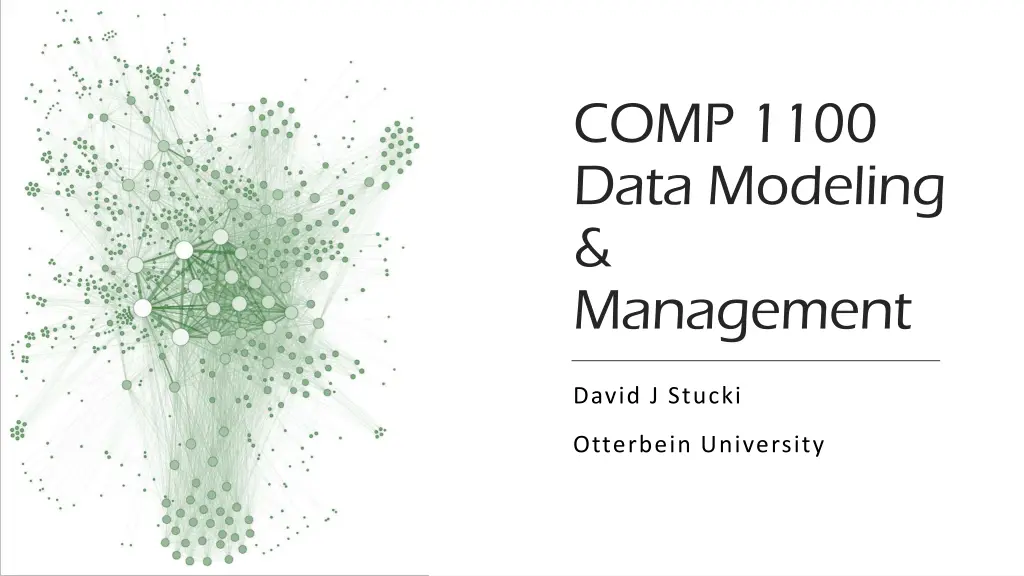 comp 1100 data modeling management