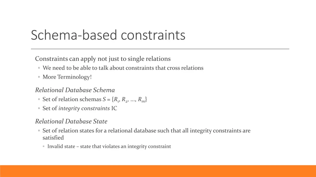 schema based constraints 3