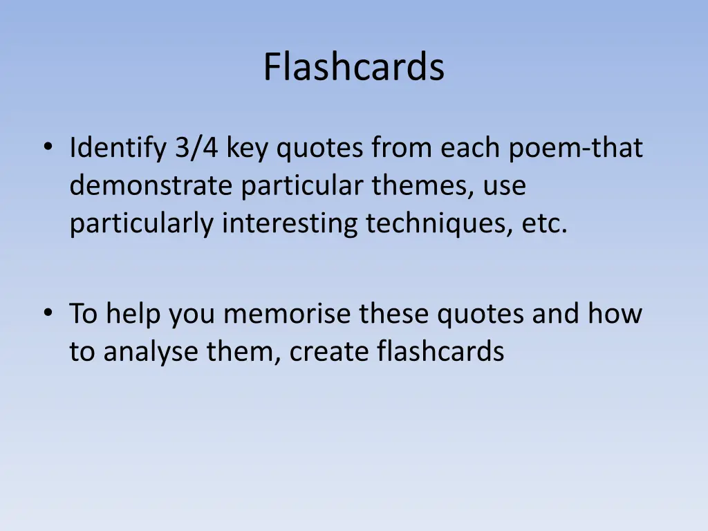 flashcards