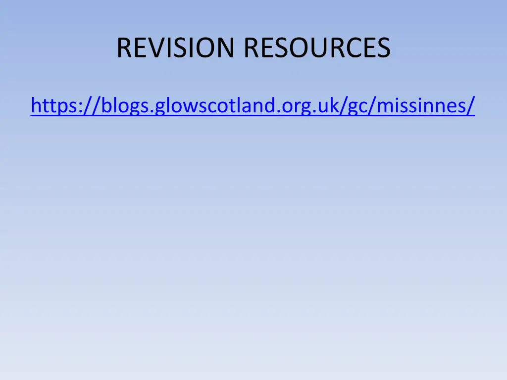 revision resources