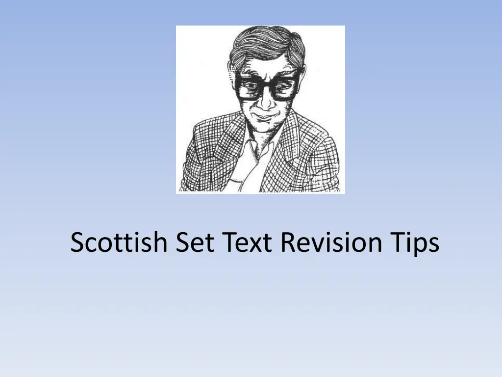 scottish set text revision tips