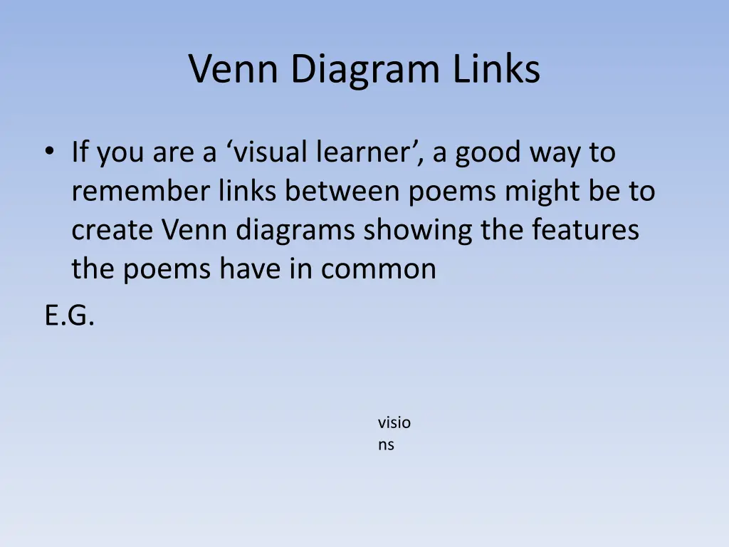 venn diagram links
