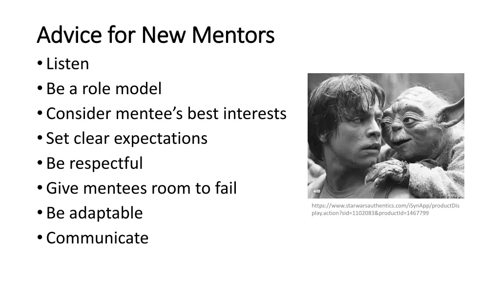 advice for new mentors advice for new mentors