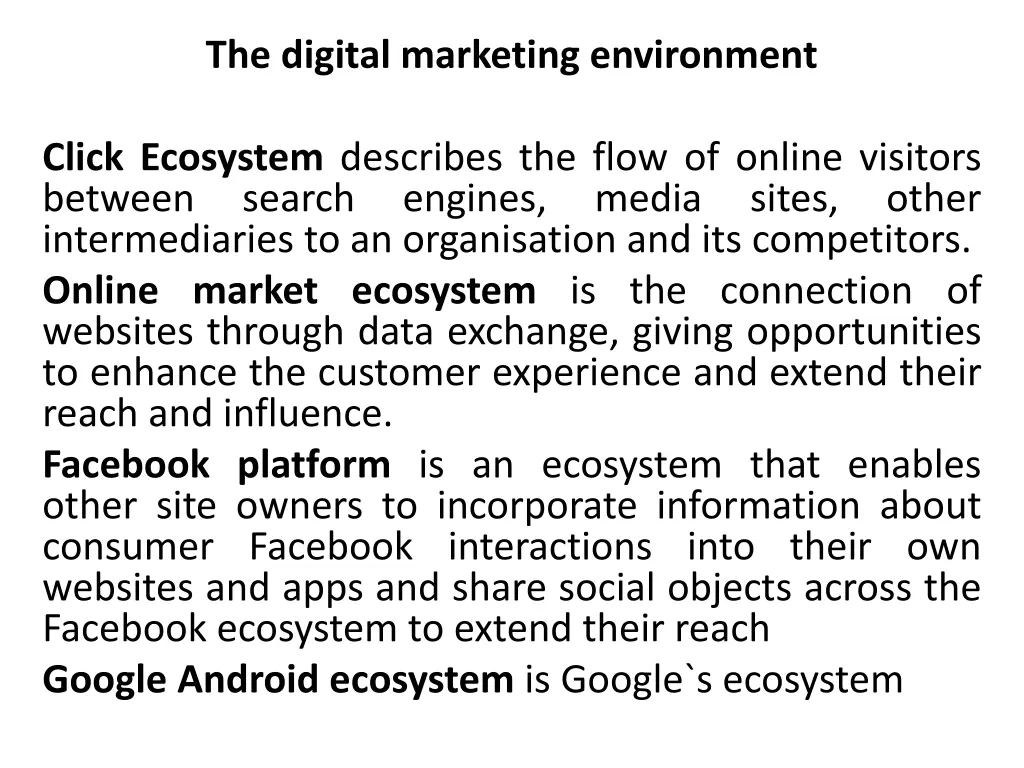 the digital marketing environment 2