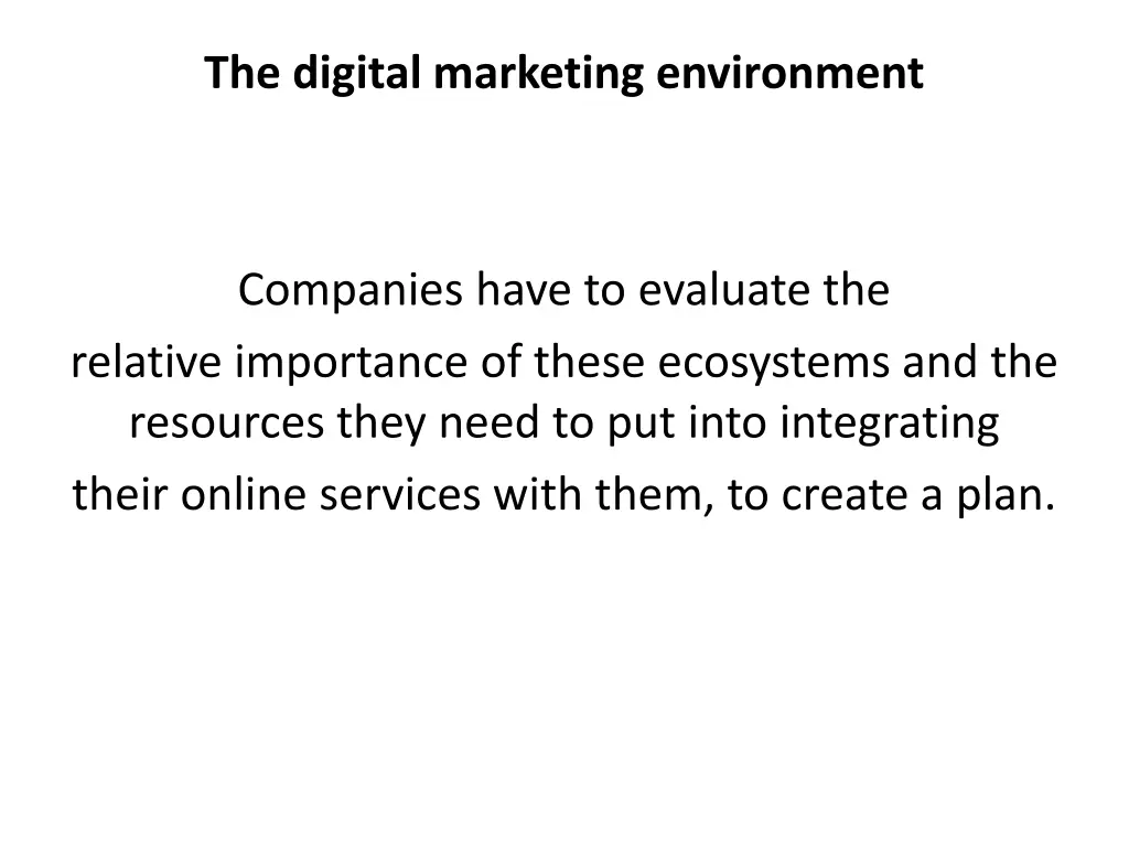 the digital marketing environment 3