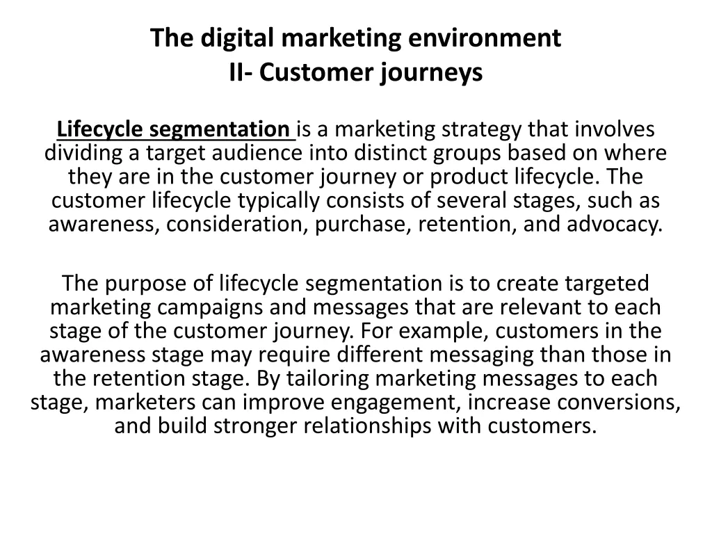 the digital marketing environment ii customer 10