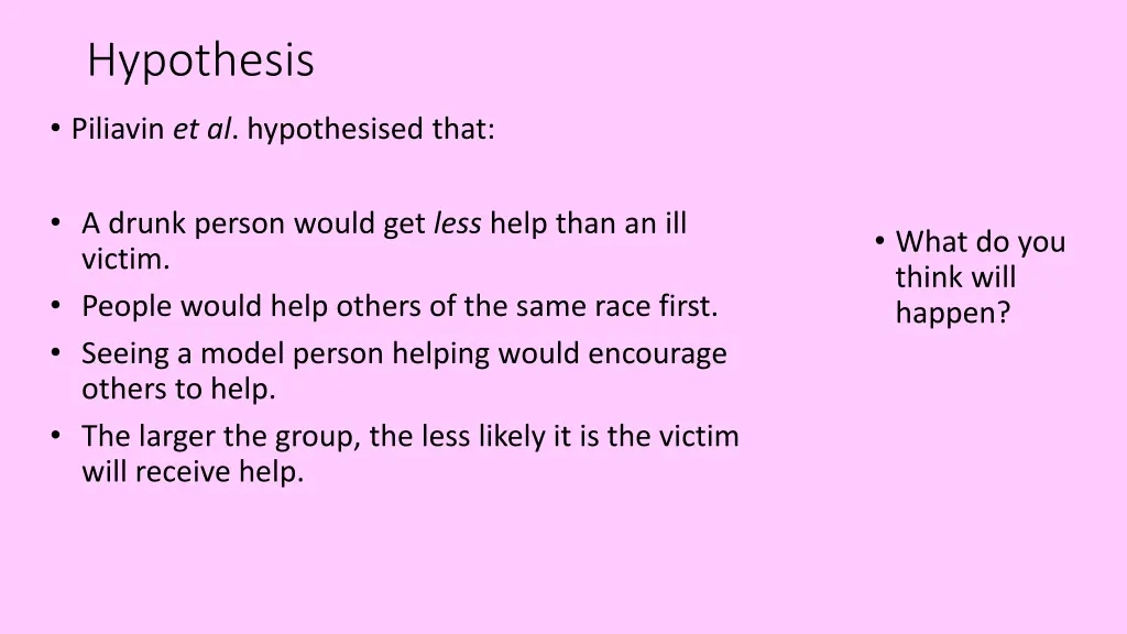 hypothesis
