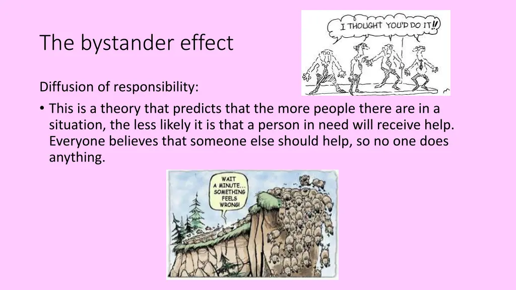 the bystander effect