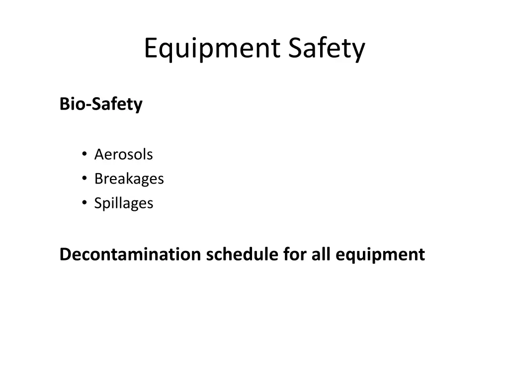 equipment safety 2