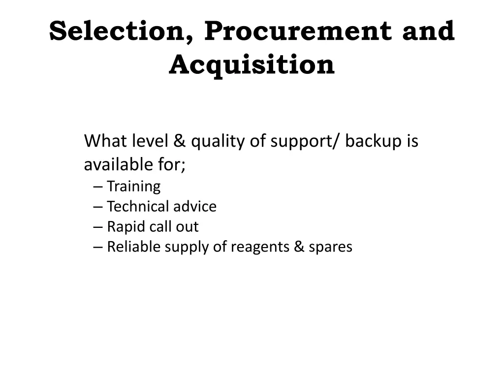 selection procurement and acquisition 1