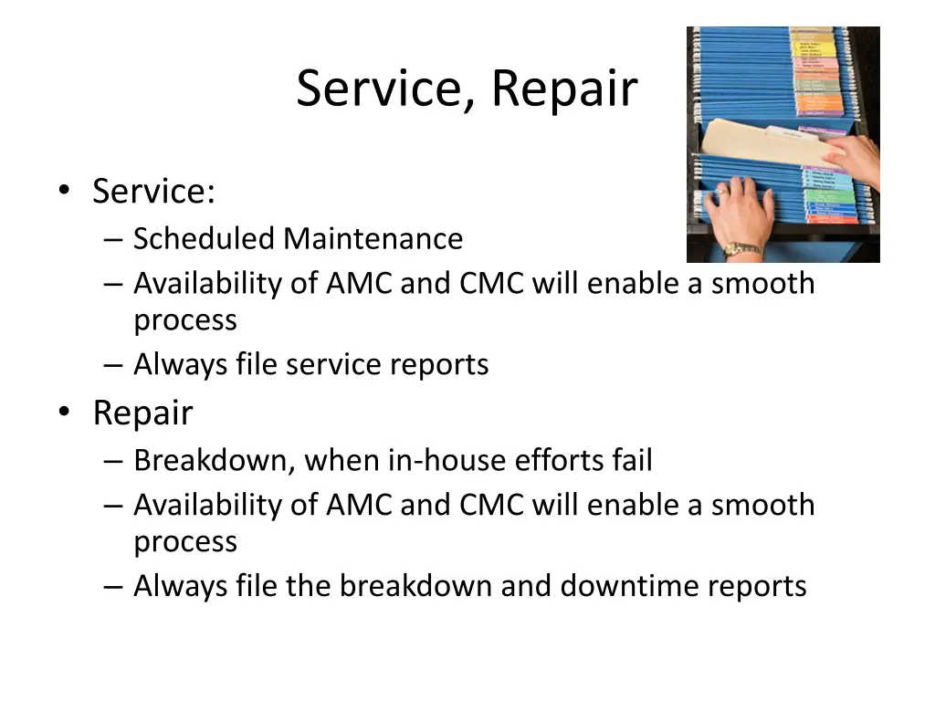 service repair