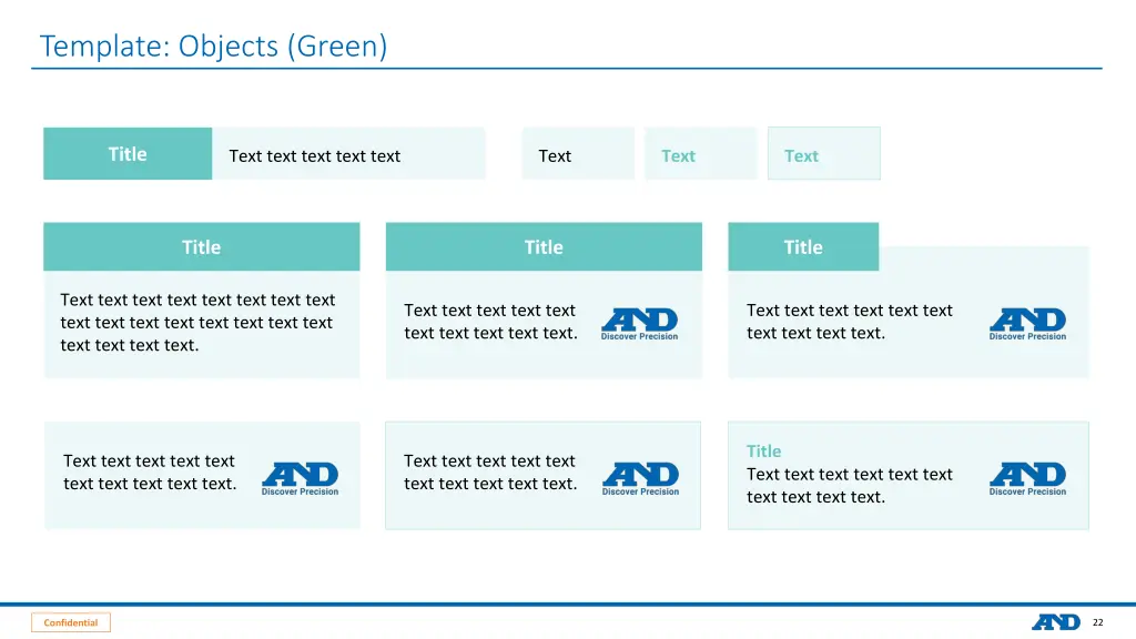 template objects green