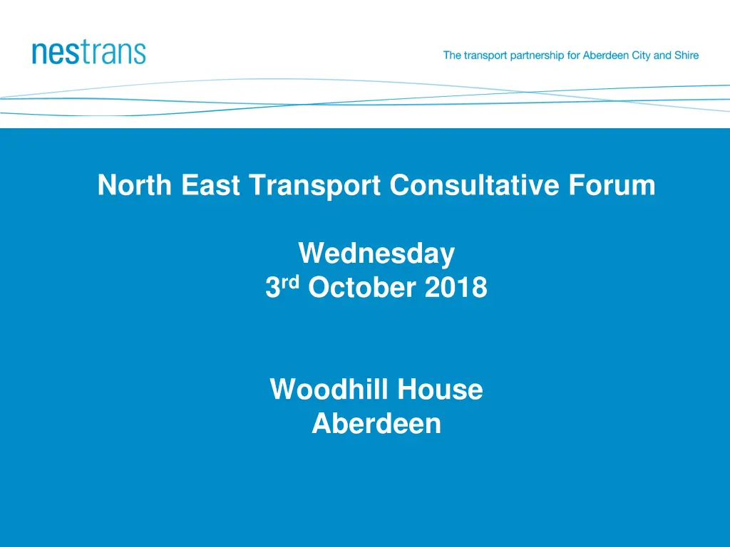 north east transport consultative forum