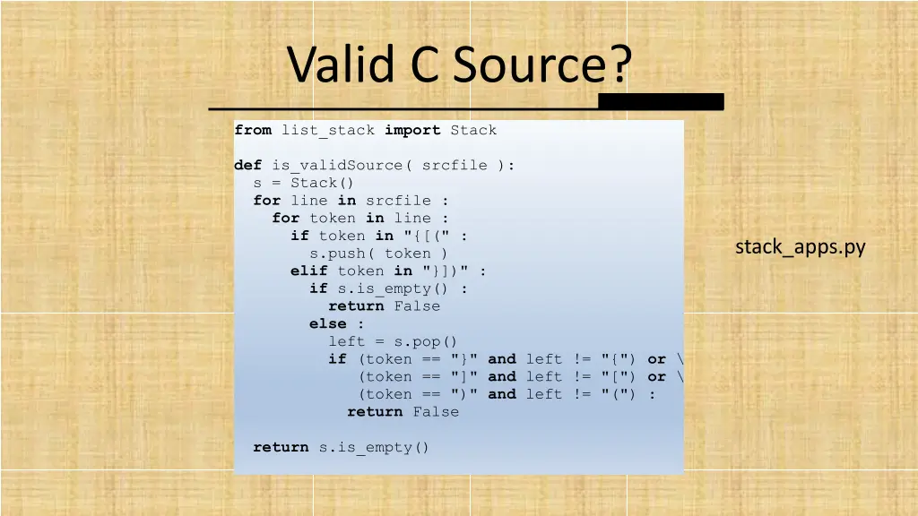 valid c source