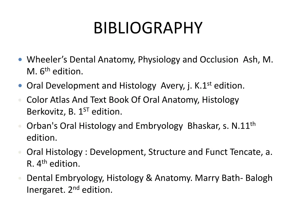 bibliography