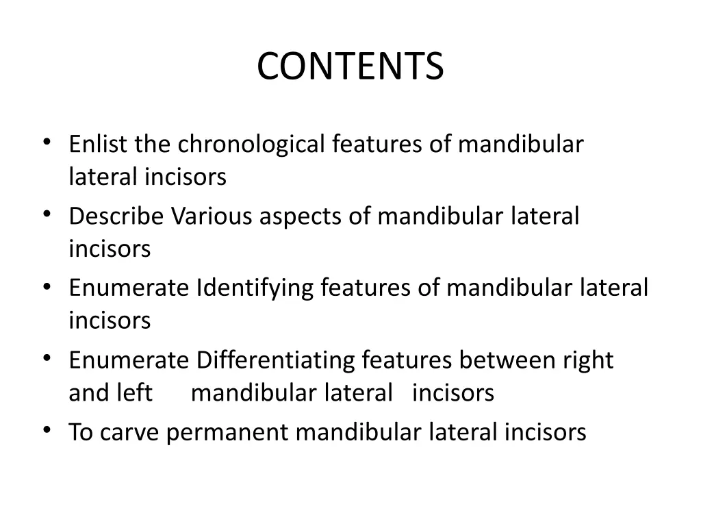 contents