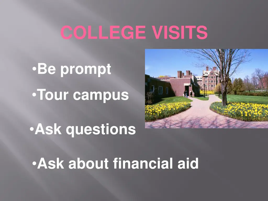 college visits