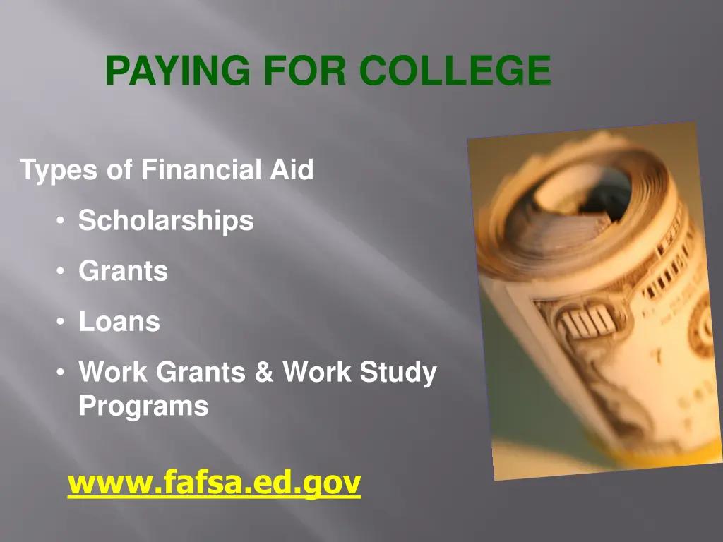 paying for college